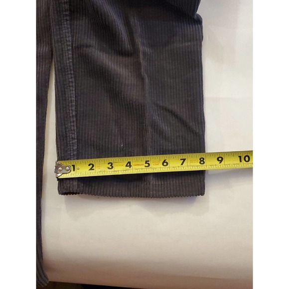 Gray Armani Jeans Corduroy Trousers Pants Regular Fit Milan Stretch Men Size 34 - Picture 11 of 11